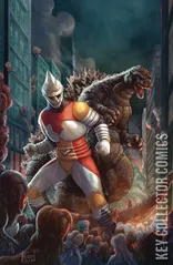 Variant Cover for Godzilla: Here There Be Aliens #3
