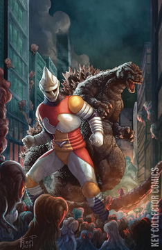 Variant Cover for Godzilla: Here There Be Aliens #3