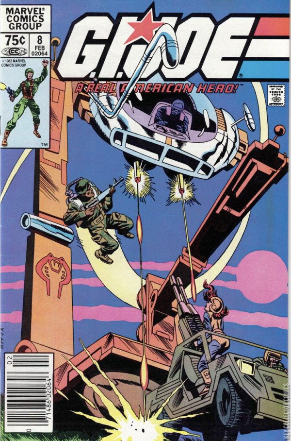 Marvel Comics G.I. Joe A Real American hotsell Hero Issue #1 1982 Bronze Age Key