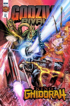 Variant Cover for Godzilla Rivals vs. King Ghidorah #1