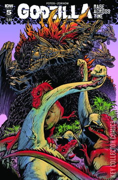 Variant Cover for Godzilla: Rage Across Time #5