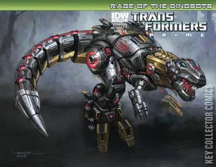 Variant Cover for Transformers: Prime - Rage of the Dinobots #3