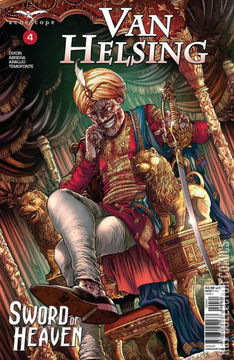 Variant Cover for Van Helsing: Sword of Heaven #4