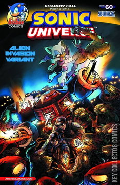 Variant Cover for Sonic Universe #60