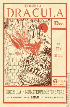 Variant Cover for Godzilla: Monsterpiece Theatre #3