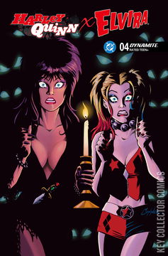 Variant Cover for Harley Quinn x Elvira #4