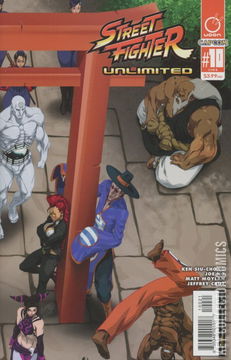 Variant Cover for Street Fighter Unlimited #10