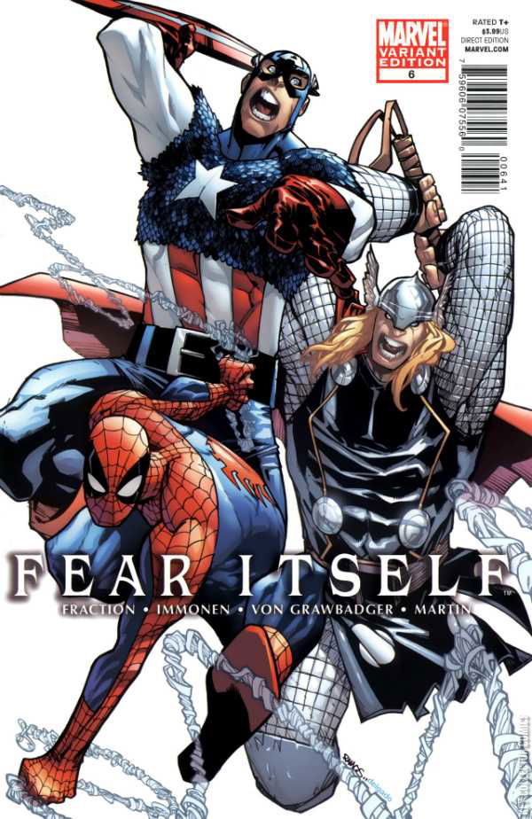 Variant Cover for Fear Itself #6