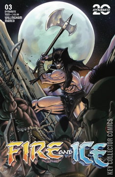 Variant Cover for Fire and Ice #3