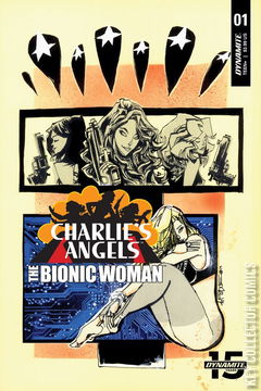 Variant Cover for Charlie's Angels vs. The Bionic Woman #1