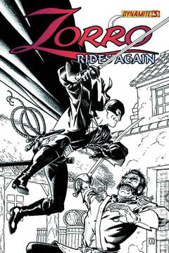 Variant Cover for Zorro Rides Again #3