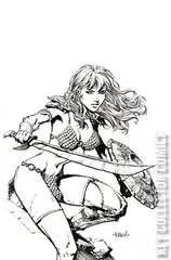 Variant Cover for Unbreakable Red Sonja #4