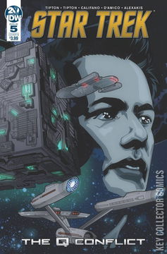 Variant Cover for Star Trek: The Q Conflict #5