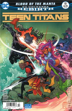 Variant Cover for Teen Titans #10