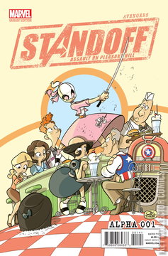 Variant Cover for Avengers Standoff: Assault On Pleasant Hill - Alpha #1