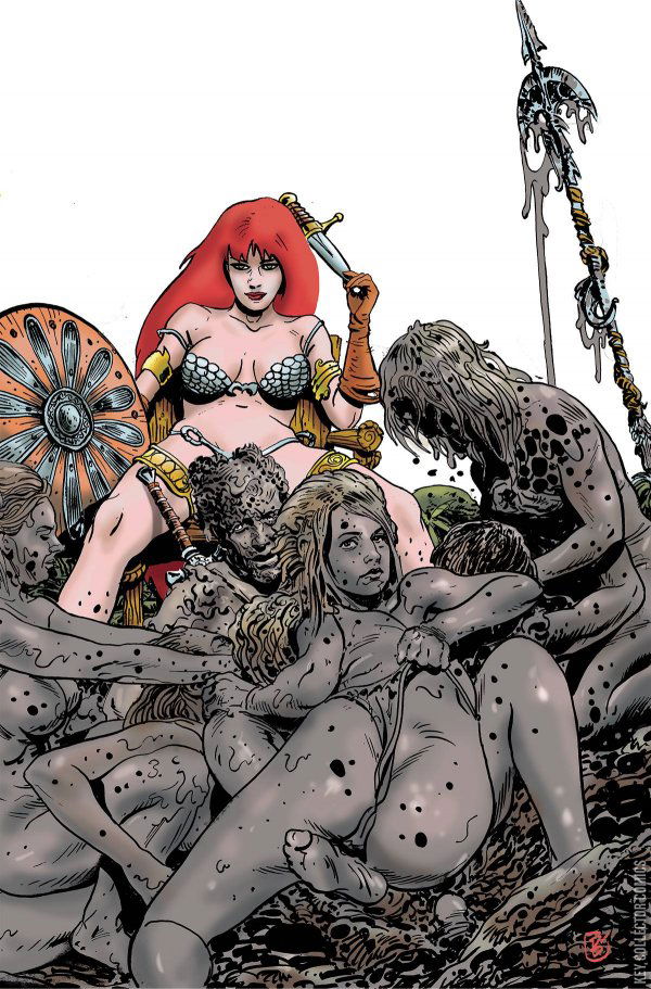 Variant Cover for Invincible Red Sonja #8