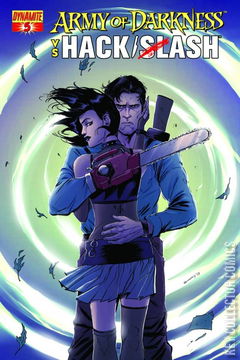 Variant Cover for Army of Darkness vs. Hack / Slash #5