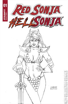 Variant Cover for Red Sonja / Hell Sonja #1
