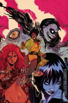 Variant Cover for Vampirella vs. Red Sonja #5