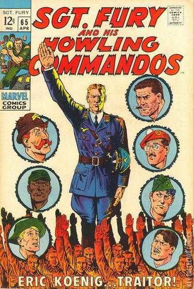 Cover art for Sgt. Fury and His Howling Commandos #65