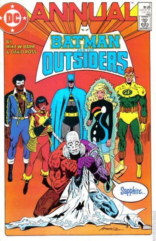 Batman and the Outsiders Annual #2 Published December 1