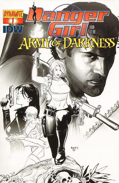Variant Cover for Danger Girl and the Army of Darkness #1