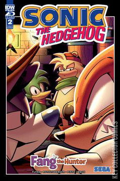 Variant Cover for Sonic the Hedgehog: Fang the Hunter #2