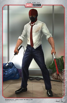 Variant Cover for Daredevil: Cold Day in Hell #2