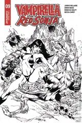 Variant Cover for Vampirella / Red Sonja #9