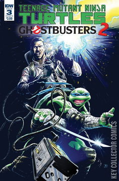 Variant Cover for Teenage Mutant Ninja Turtles / Ghostbusters 2 #3