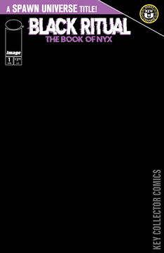 Variant Cover for A Spawn Universe Title: Black Ritual - The Book of Nyx #1