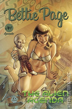 Variant Cover for Bettie Page: Alien Agenda #1