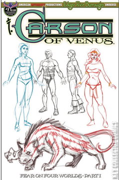 Variant Cover for Carson of Venus: Fear On Four Worlds #1