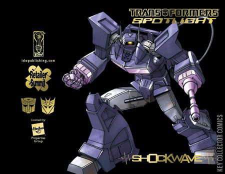 Variant Cover for Transformers Spotlight: Shockwave #1