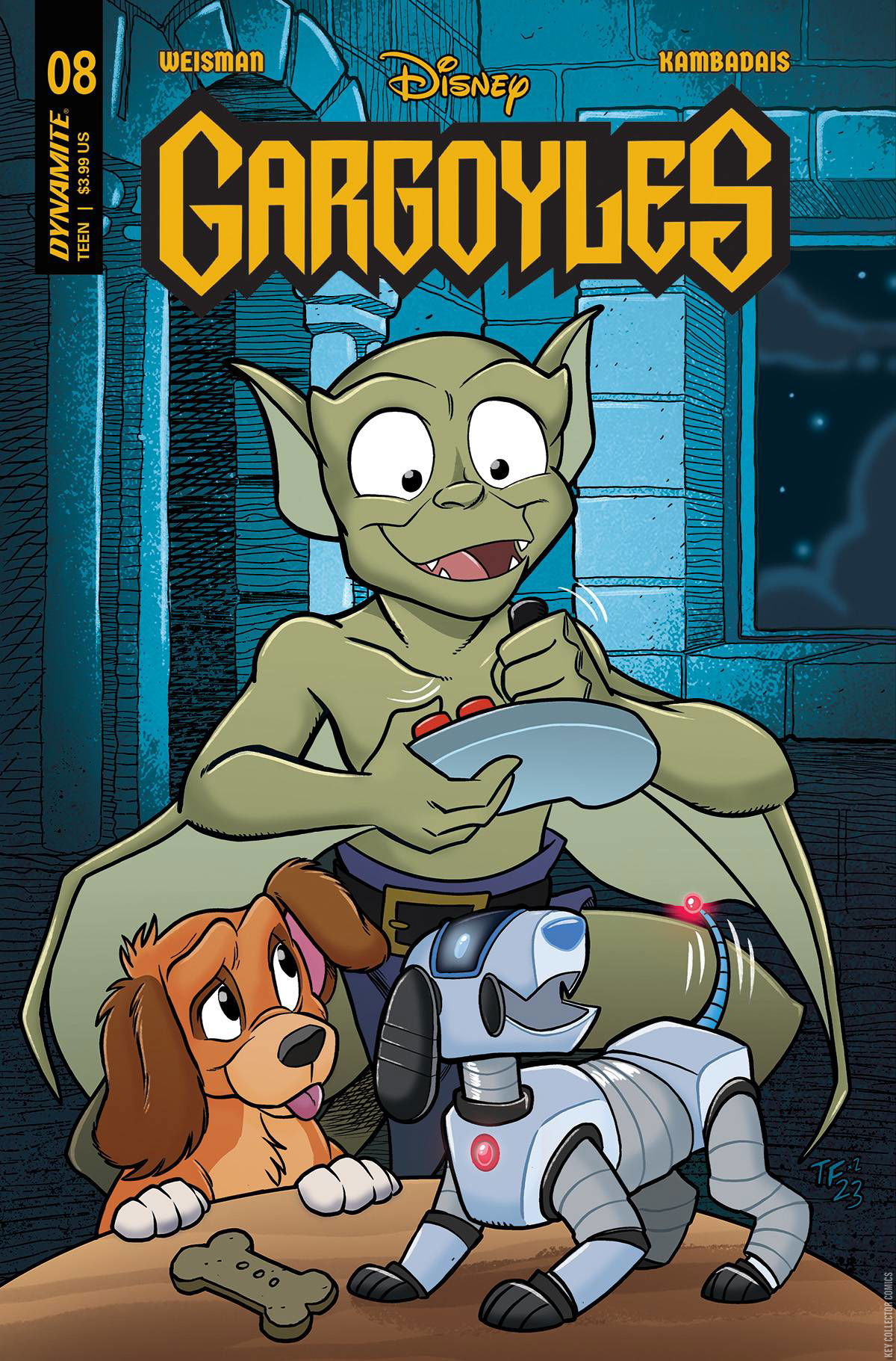 Variant Cover for Gargoyles #8