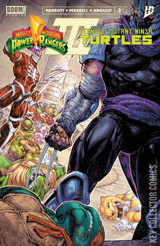 Variant Cover for Mighty Morphin Power Rangers / Teenage Mutant Ninja Turtles #3