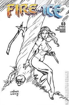 Variant Cover for Fire and Ice #3