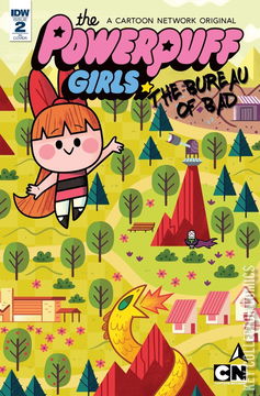 Variant Cover for Powerpuff Girls: The Bureau of Bad, The #2