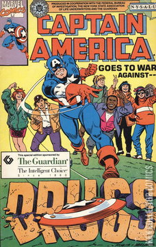 Variant Cover for Captain America Goes to War Against Drugs #1