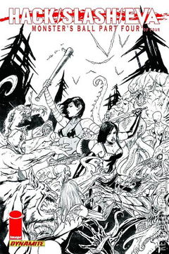 Variant Cover for Hack / Slash / Eva: Monster's Ball #4