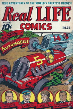 Variant Cover for Real Life Comics #36