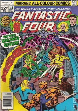Variant Cover for Fantastic Four #186