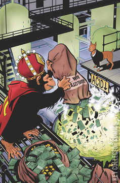 Variant Cover for Acid Chimp vs Business Dog #1