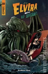 Variant Cover for Elvira Meets H.P. Lovecraft #1