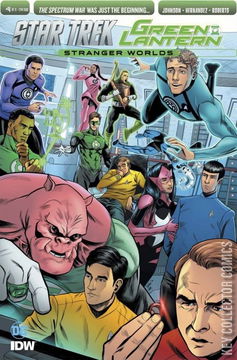 Variant Cover for Star Trek / Green Lantern: Stranger Worlds #4