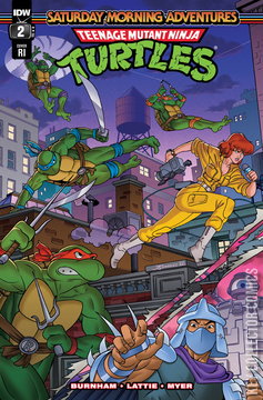 Variant Cover for Teenage Mutant Ninja Turtles: Saturday Morning Adventures #2