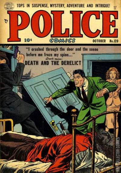 Library Police Comic Police Comics #120 Published October 1952 | Key Collect