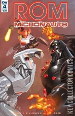 Cover for ROM and the Micronauts #4