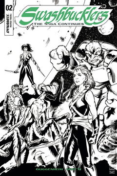 Variant Cover for Swashbucklers: The Saga Continues #2