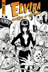 Variant Cover for Elvira: Mistress of the Dark #1